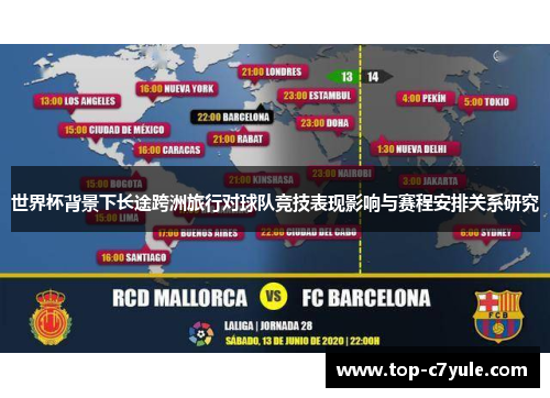 世界杯背景下长途跨洲旅行对球队竞技表现影响与赛程安排关系研究